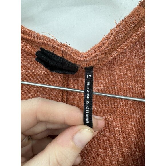 Out From Under UO Top Women Medium Dark Orange Dolman Sleeve Granolagirl Boho - Picture 4 of 9